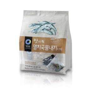 [품절]청정원 맛선생 멸치국물내기 티백 80g