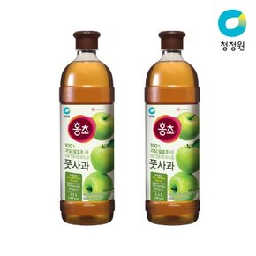 청정원 홍초 풋사과1.5LX2
