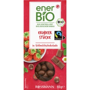 독일 로스만 에너바이오 enerBiO 딸기 밀크 초콜릿 85g