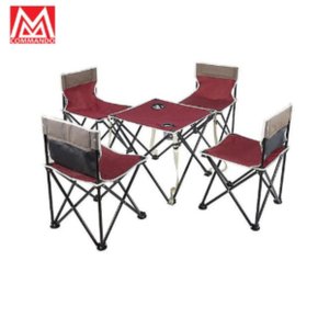 테이블 체어 2/4인세트 캠핑 휴대용 접이식 피크닉