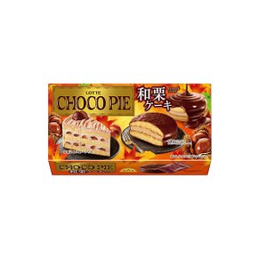 일본 롯데 초코파이 밤 맛 케이크 6봉입 x 3개묶음