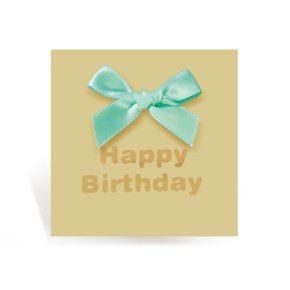 미니 리본 생일축하카드 리본카드 FT1044-7