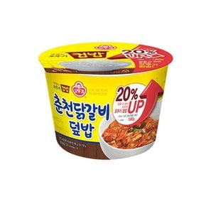 오뚜기 컵밥 춘천닭갈비덮밥 310gx12개입/1BOX