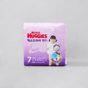 [NEW][택배배송] 하기스 맥스드라이팬티7 공용 특점보 24매