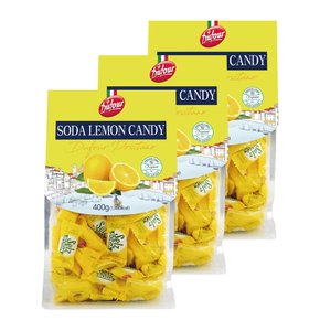 포지타노 소다 레몬 맛 캔디 400g 3봉지 이탈리아 임산부 입덧 사탕 선물