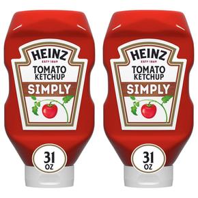 [해외직구] Heinz 하인즈 심플리 토마토 케첩 878g 2팩
