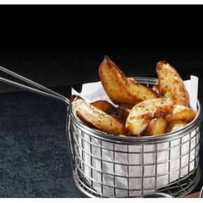 이딜리 튀김 바스켓 감자 치킨 건지개 튀김망 원형 소
