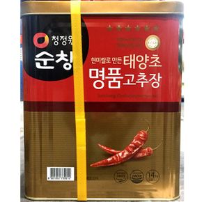 장류 식자재 청정원 현미 고급 고추장 대상 14Kg