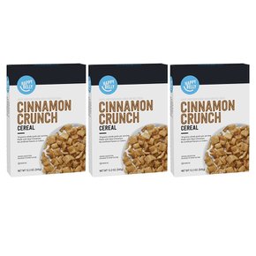 [해외직구]해피벨리 시나몬 크런치 시리얼 345g 3팩 Happy Belly Cereal Cinnamon Crunch 12.2oz