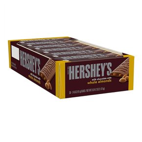 [해외직구]허쉬 밀크 아몬드 초콜릿 36입 41g HERSHEYS Milk Chocolate Almonds 1.4oz