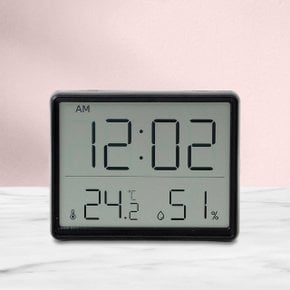 더데이 디지털 온도습계 탁상 스탠드 시계 온습도 측정기 실내 온도계 습도계 알람 벽걸이