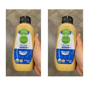 [해외직구]오가니컬리 그라운 엘로우 머스타드 340g 2팩 Organically Grown Yellow Mustard 12oz