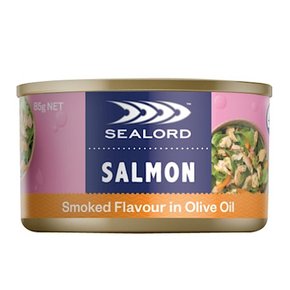 씨로드 훈제플레이버 연어 통조림 Sealord Smoked Flavour In Olive Oil Salmon 85g 6개