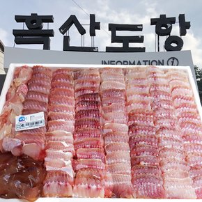 [흑산도직송] 흑산도홍어 수치 5kg 한마리 손질 홍어회 홍어애 생산자 흑산도수협중매인