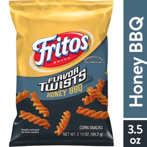 Fritos프리토스  허니  BBQ  맛  트위스트  옥수수  콘  칩