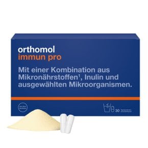 [독일직구][무료배송] 오쏘몰 이뮨 프로 30일 1박스 분말+캡슐형 orthomol immun pro