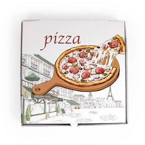 [SE] 4각 피자박스 12인치 피자 배달 포장 테이크아웃 상자 1박스 100개