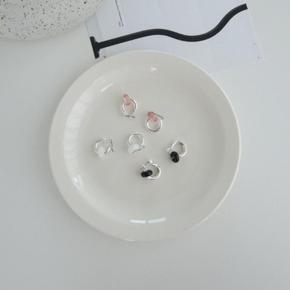 여자 도넛 아크릴 믹스 3컬러 원터치 귀걸이 (S10653454)