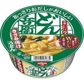 닛신 식품 닛신의 담백한 오다시가 맛있는 돈베에 키자미 튀김 우동