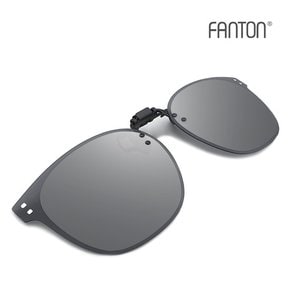 팬톤 FANTON 플립업 편광 미러 클립선글라스 FU35 스모크 미러