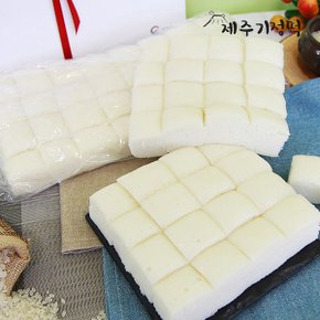 [제주기정떡] 자연발효 건강떡 백미한판 1.9kg (64조각)