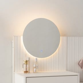 에스테틱 침대 조명 원형 거울
