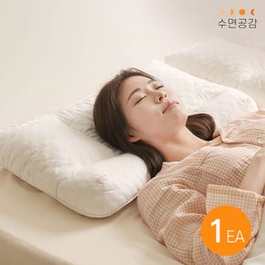 [방수베개커버증정]수면공감 우유베개 라텍스 기능성 경추 베개 (1EA)