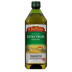 [해외직구]폼페이안 스무스 엑스트라 버진 올리브 오일 946ml Pompeian Smooth Extra Virgin Olive Oil 32oz