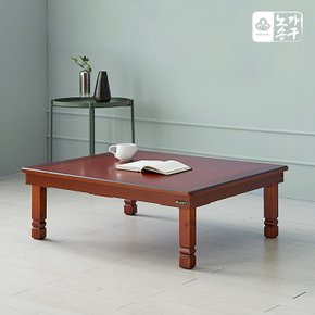백일홍 명품 900 직사각 천연무늬목 교자상 테이블