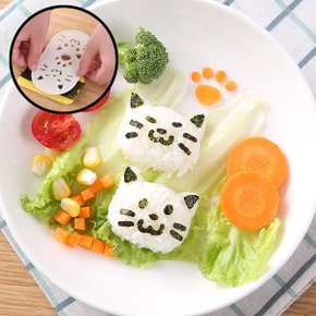 고양이 주먹밥 주먹밥틀 세트 도시락 만들기 K903