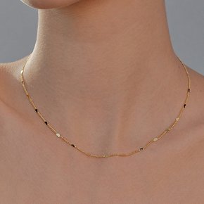 [빌리 문수아,르세라핌 카즈하, 레드벨벳 조이 착용] heart chain necklace