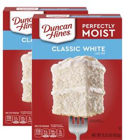[해외직구] Duncan Hines 던컨하인즈 클래식 화이트 케이크 믹스 432g 2팩