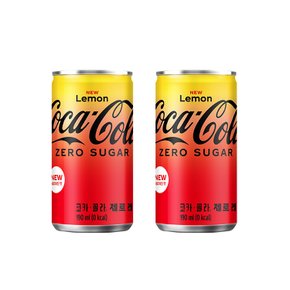 [코카콜라직영] 코크제로 레몬 190CAN X30