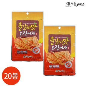 서울지앤비 불갈비맛 오징어채 15g x 20봉