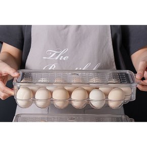 프레쉬 18구 투명 계란케이스 에그 달걀보관함