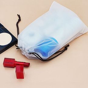 파우치 비닐 반투명 주머니 화장품 여행용비닐 M X ( 10매입 )