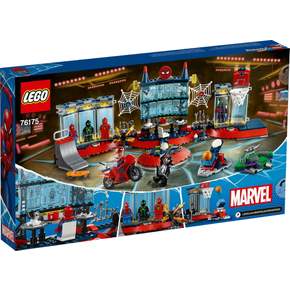 LEGO Marvel Spider-Man Attack on the Spider Lair 76175 조립용 조립 장난감(466개)
