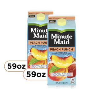 [해외직구] Minute Maid 미닛메이드 프리미엄 복숭아 과일 주스 1.75L 2팩