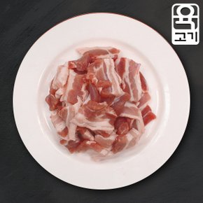 [육고기] 신선한돈 냉장 찌개용 삼겹목살 500g