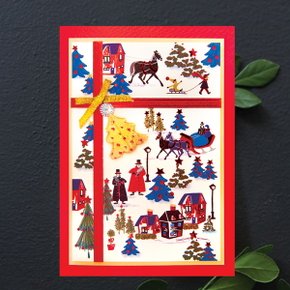 크리스마스 트리 카드 FS1026-4