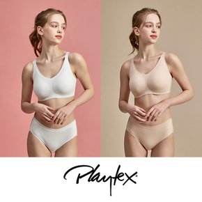 [Playtex] 플레이텍스 노와이어 골프브라팬티 4종 [아이보리+베이지] PXW3N0103_T