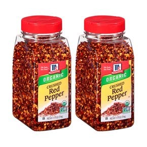 McCormick 맥코믹 크러쉬드 레드페퍼 7.75oz(219g) 2개 Organic Crushed Red Pepper