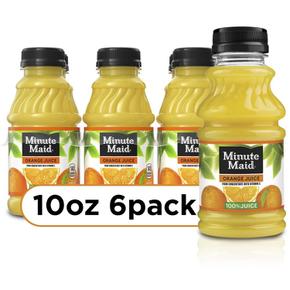 [해외직구] Minute Maid 미닛메이드 오렌지 과일 주스 보틀 296ml 6개