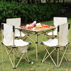 4인용 캠핑 테이블 의자 세트 접이식 체어 낚시 차박 백패킹 휴대용 테이블 탁자 간이 식탁