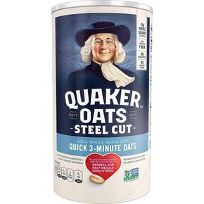 미국직구 Quaker 퀘이커 스틸컷 오트 시리얼 퀵 3분 오트 709g