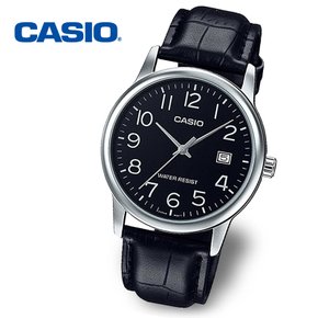 [정품] CASIO 카시오 MTP-V002L-1B 남성 가죽 수능 손목시계