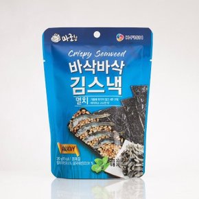 온가족 영양간식 어린이간식 안주 김스낵 멸치맛 6봉 (W282B27)