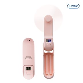 휴대용 선풍기 접이식 보조배터리 미니선풍기 핸디선풍기 손선풍기IW-T80 핑크