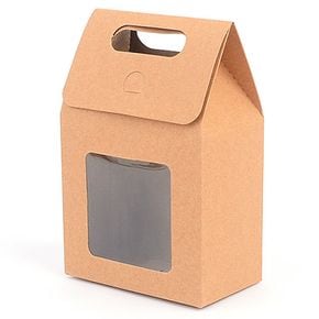 손잡이 투명창 선물 상자 대형 기념품 답례 포장 박스
