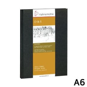 하네뮬레 D S 스케치북 BLACK 인물 A6 140g 62매